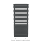 Acova - Fassane Spa Symétrique EC, 2 patères, Black Matt, 1300W, H1851mm / L800mm