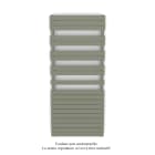 Acova - Fassane Spa Symétrique EC, 2 patères, Cement Grey, 1300W, H1851mm / L800mm