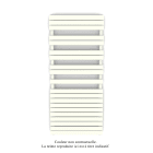 Acova - Fassane Spa Symétrique EC, 2 patères, Cream, 1300W, H1851mm / L800mm