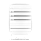 Acova - Fassane Spa Asym EC +Air,G, White Matt 0556, 429W, H 842 mm / L 550 mm