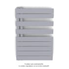 Acova - Fassane Spa Asymétrique EC gauche, Light Jeans, 429W, H 805 mm / L 550 mm