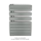 Acova - Fassane Spa Asymétrique EC gauche, Titane, 429W, H 805 mm / L 550 mm