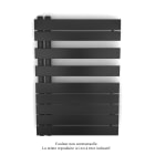 Acova - Fassane Spa Asymétrique EC gauche, Black Quartz, 429W, H 805 mm / L 550 mm