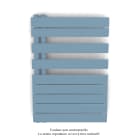 Acova - Fassane Spa Asymétrique EC gauche, Pastel Blue, 429W, H 805 mm / L 550 mm