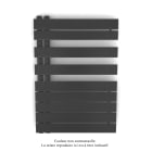 Acova - Fassane Spa Asymétrique EC gauche, Anthracite Grey, 429W, H 805 mm / L 550 mm