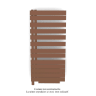 Acova - Fassane Spa Asym EC +Air,G, Terracotta 0292, 594W, H 1220 mm / L 550 mm