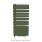 Acova - Fassane Spa Asym EC +Air,G, Olive Green 6203, 594W, H 1220 mm / L 550 mm