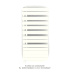 Acova - Fassane Spa Asym EC +Air,G, Pure White 9010, 594W, H 1220 mm / L 550 mm