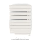 Acova - Fassane Spa Asym EC +Air,D, Light Beige 0253, 429W, H 842 mm / L 550 mm
