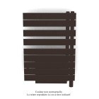 Acova - Fassane Spa Asym EC +Air,D, Dark Brown 0270, 429W, H 842 mm / L 550 mm