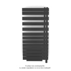 Acova - Fassane Spa Asym EC +Air,D, Anthracite Grey 7016, 594W, H 1220 mm / L 550 mm