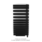 Acova - Fassane Spa Asym EC +Air,D, Traffic Black 9217, 594W, H 1220 mm / L 550 mm