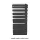 Acova - Fassane Spa Asymétrique EC droite, Anthracite Grey, 594W, H 1183 mm / L 550 mm