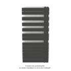 Acova - Fassane Spa Asymétrique EC droite, Umbra Grey, 594W, H 1183 mm / L 550 mm