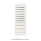 Acova - Fassane Spa Asym EC +Air,D, Light Beige 0253, 809W, H 1713 mm / L 550 mm