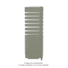 Acova - Fassane Spa Asym EC +Air,D, Cement Grey 7233, 809W, H 1713 mm / L 550 mm
