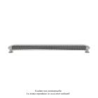 Acova - DécoForm plinthe EC, White Aluminium 9006, 361W, H130mm / L1500mm