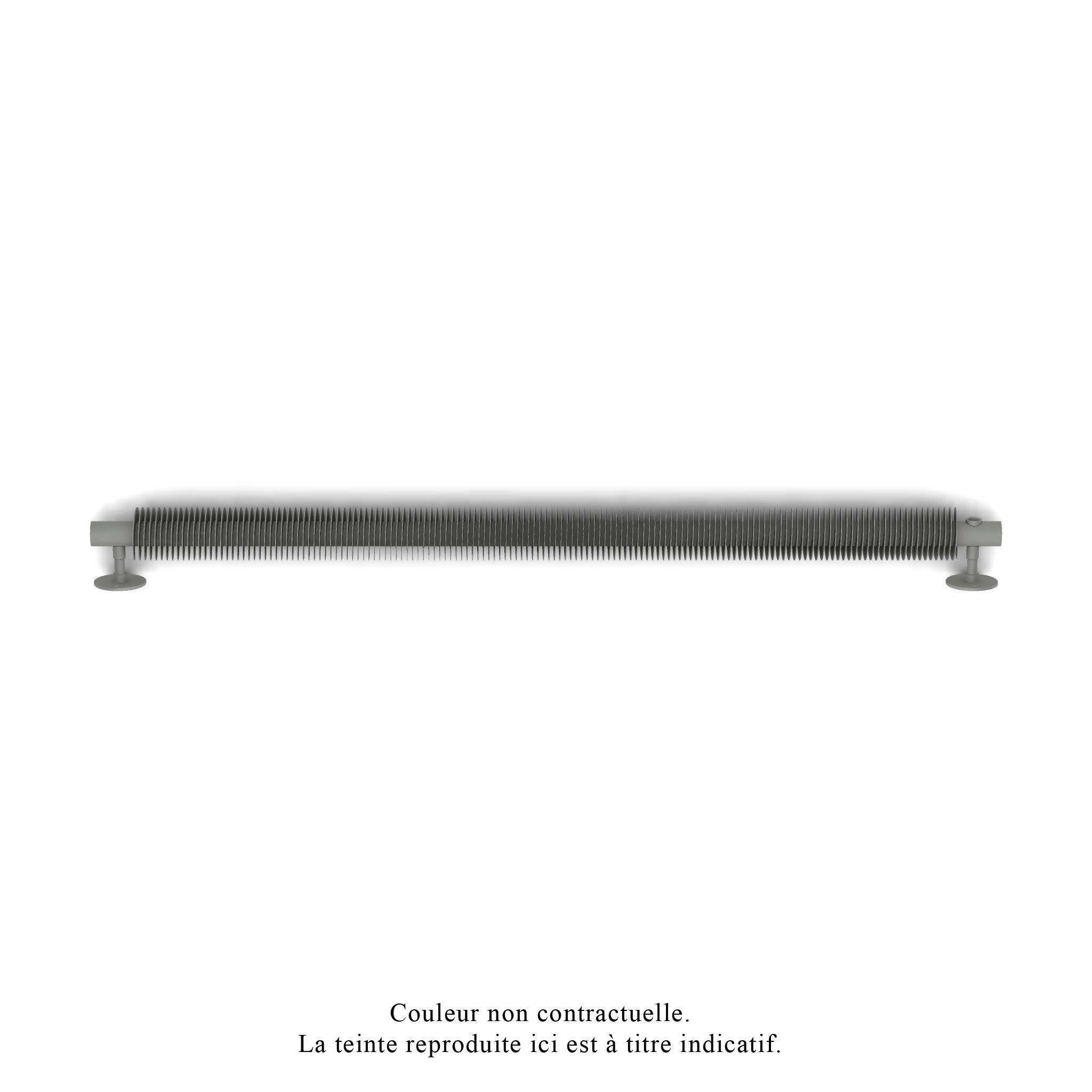 Acova - DécoForm plinthe EC, Grey Aluminium 9007, 361W, H130mm / L1500mm