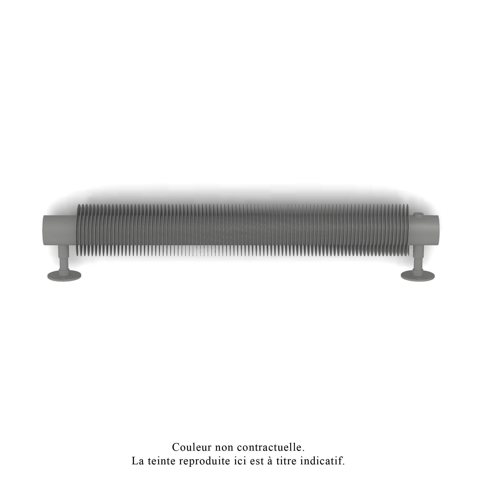 Acova - DécoForm plinthe EC, Telegrey 2 mat 7246, 370W, H190mm / L1000mm