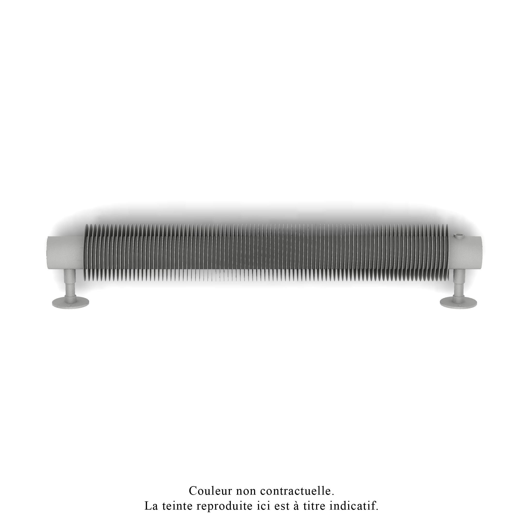 Acova - DécoForm plinthe EC, White Aluminium 9006, 370W, H190mm / L1000mm