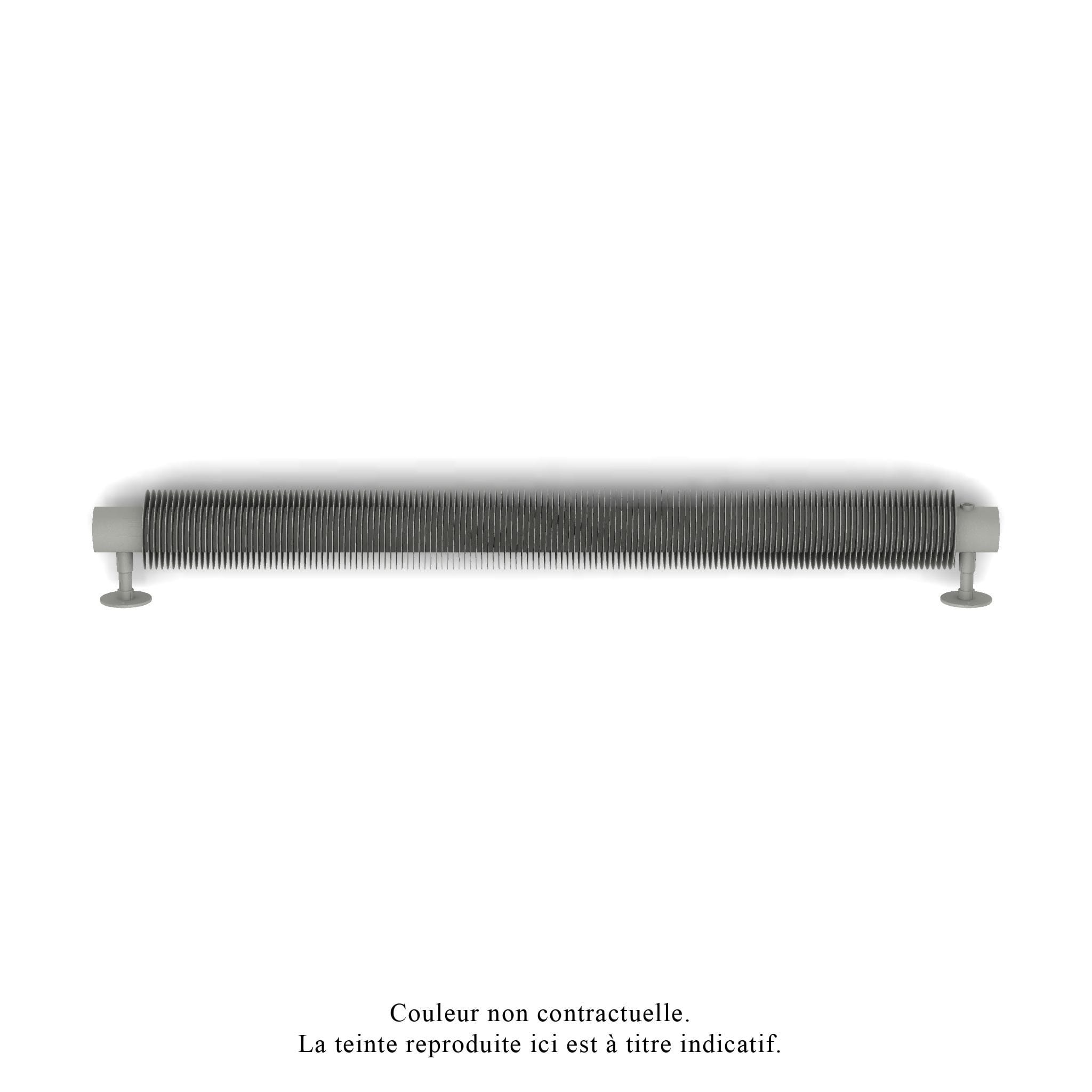 Acova - DécoForm plinthe EC, Inox look 0332, 565W, H190mm / L1500mm