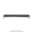 Acova - DécoForm plinthe EC, Inox look 0332, 565W, H190mm / L1500mm