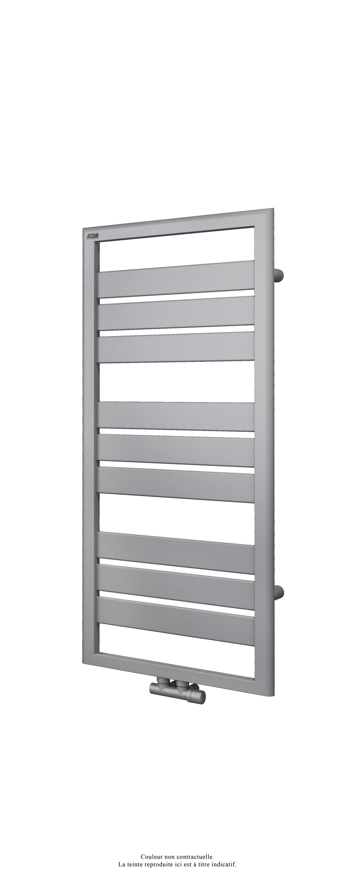 Acova - Forana EC+Air, couleur Argent Martelé, 501W, H 1150 mm / L 500 mm