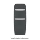 Acova - Nuage EC, couleur 9006, 1036W, H 1800 mm / L 690 mm, robinet couleur 9006