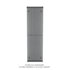 Acova - Kéva EC vertical simple, couleur Jet Black, 1318W, H 2000 mm / L 563 mm
