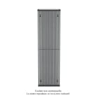 Acova - Kéva EC vertical simple, couleur Black Matt, 1318W, H 2000 mm / L 563 mm