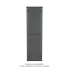 Acova - Kéva EC Vertical double, couleur Light Grey, 1972W, H 2000 mm / L 563 mm