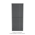 Acova - Kéva EC Vertical double, couleur Black Quartz, 2900W, H 2000 mm / L 827 mm