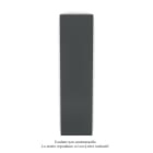 Acova - Altima EC V face lisse, couleur Traffic Black, 1310W, H 2013 mm / L 527 mm