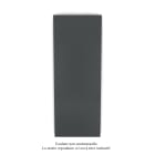 Acova - Altima EC V face lisse, couleur Anthracite, 1872W, H 2013 mm / L 749 mm