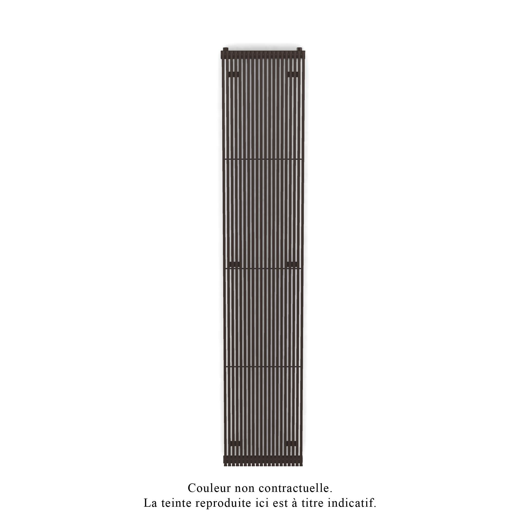 Acova - Striane EC V simple, Dark Brown 0270, 1016W, H 2000 mm / L 383 mm