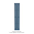 Acova - Striane EC V simple, Gentian Blue 5210, 1016W, H 2000 mm / L 383 mm