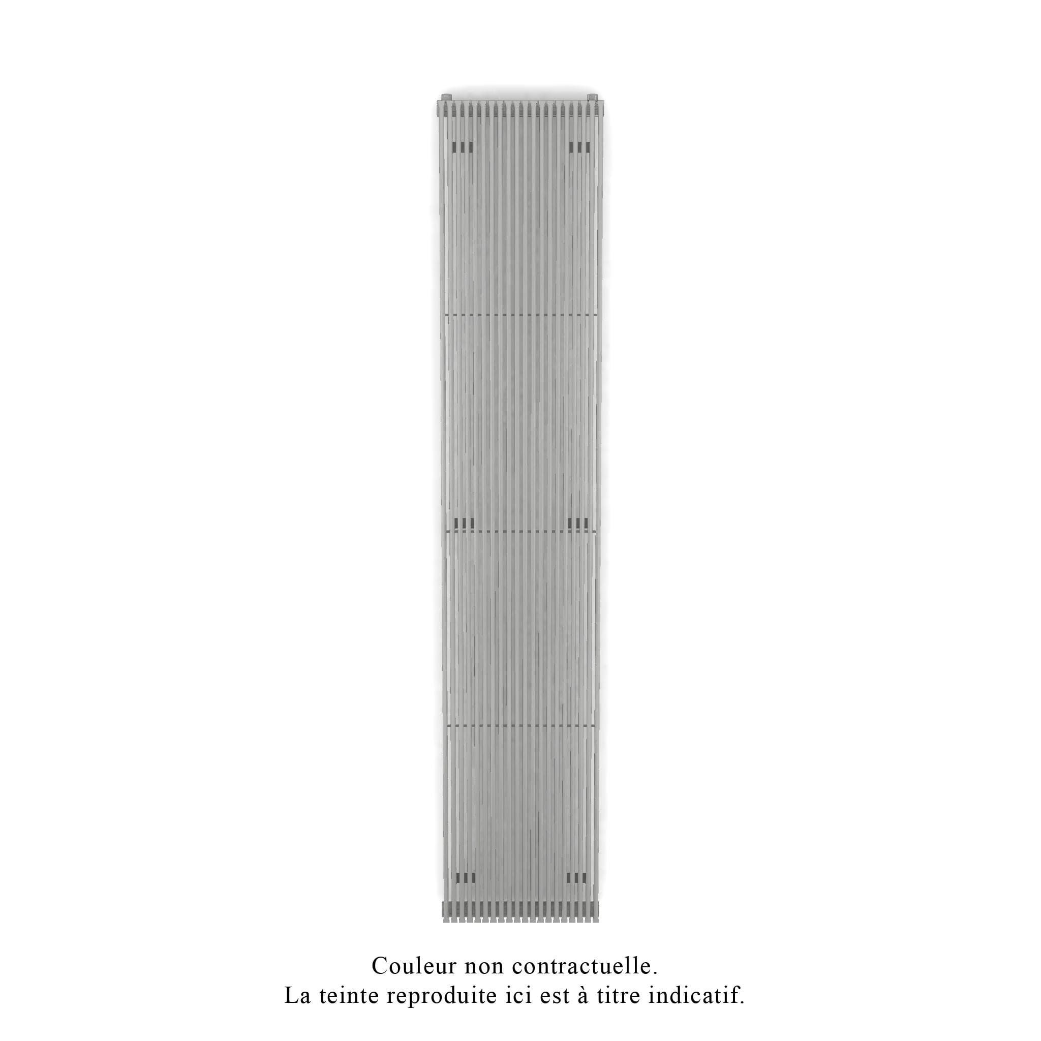Acova - Striane EC V simple, White Aluminium 9006, 1016W, H 2000 mm / L 383 mm
