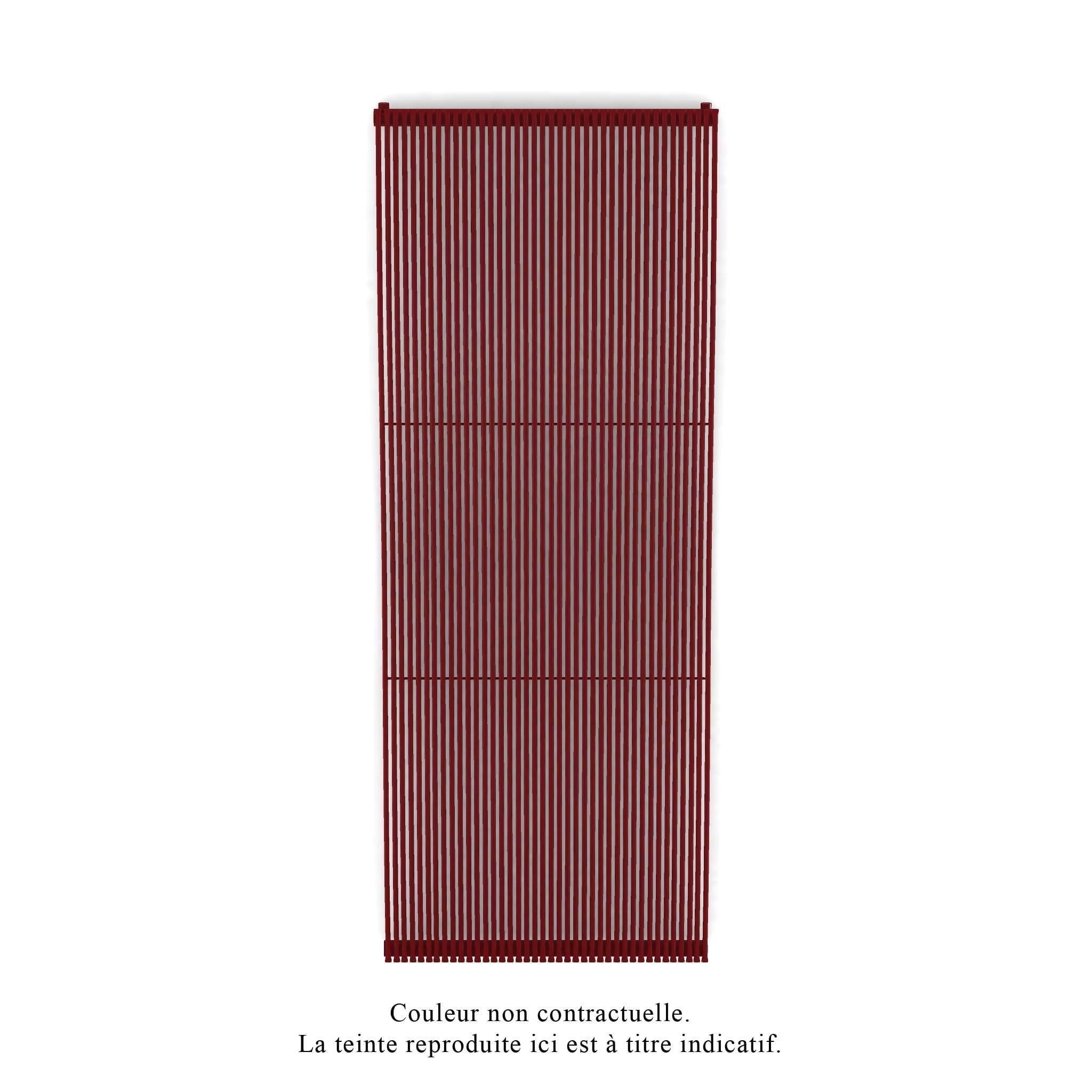Acova - Striane EC V double, Ruby Red 3003, 2880W, H 2000 mm / L 763 mm