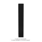 Acova - Fassane EC vertical double, Traffic Black, 924W, H 2000 mm / L 296 mm