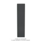 Acova - Fassane EC vertical double, Black Matt, 1386W, H 2000 mm / L 444 mm