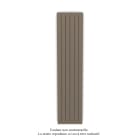 Acova - Fassane EC vertical double, Pearl Beige, 1386W, H 2000 mm / L 444 mm