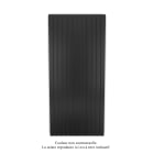 Acova - Fassane EC vertical double, Black Quartz, 2310W, H 2000 mm / L 740 mm