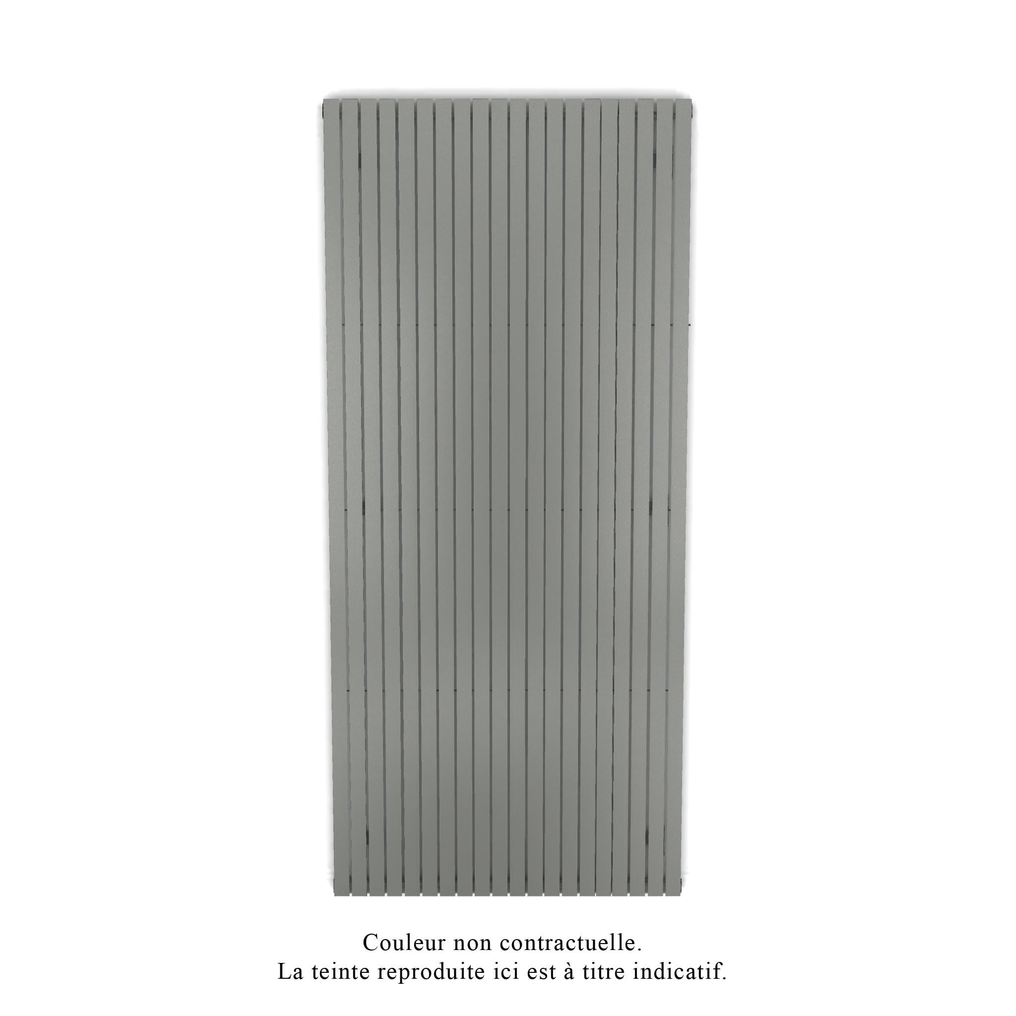 Acova - Altai EC vertical, Grey Aluminium 9007, 1950W, H 2000 mm / L 880 mm