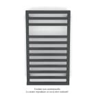 Acova - Kadrane Spa EC, White Aluminium, 332W, H 803 mm / L 450 mm, robinet couleur