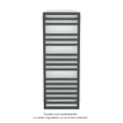 Acova - Kadrane Spa EC, Inox Look, 493W, H 1251 mm / L 450 mm, robinet couleur