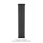 Acova - Vuelta vertical EC, Traffic Black mat 9217, 1103W, H2007mm / L406mm