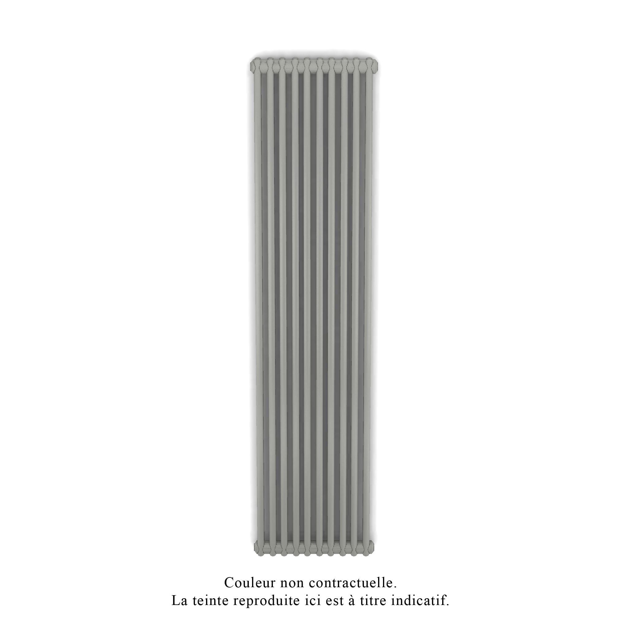 Acova - Vuelta vertical EC, Inox look 0332, 1379W, H2007mm / L498mm