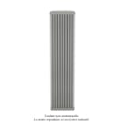 Acova - Vuelta vertical EC, Inox look 0332, 1379W, H2007mm / L498mm