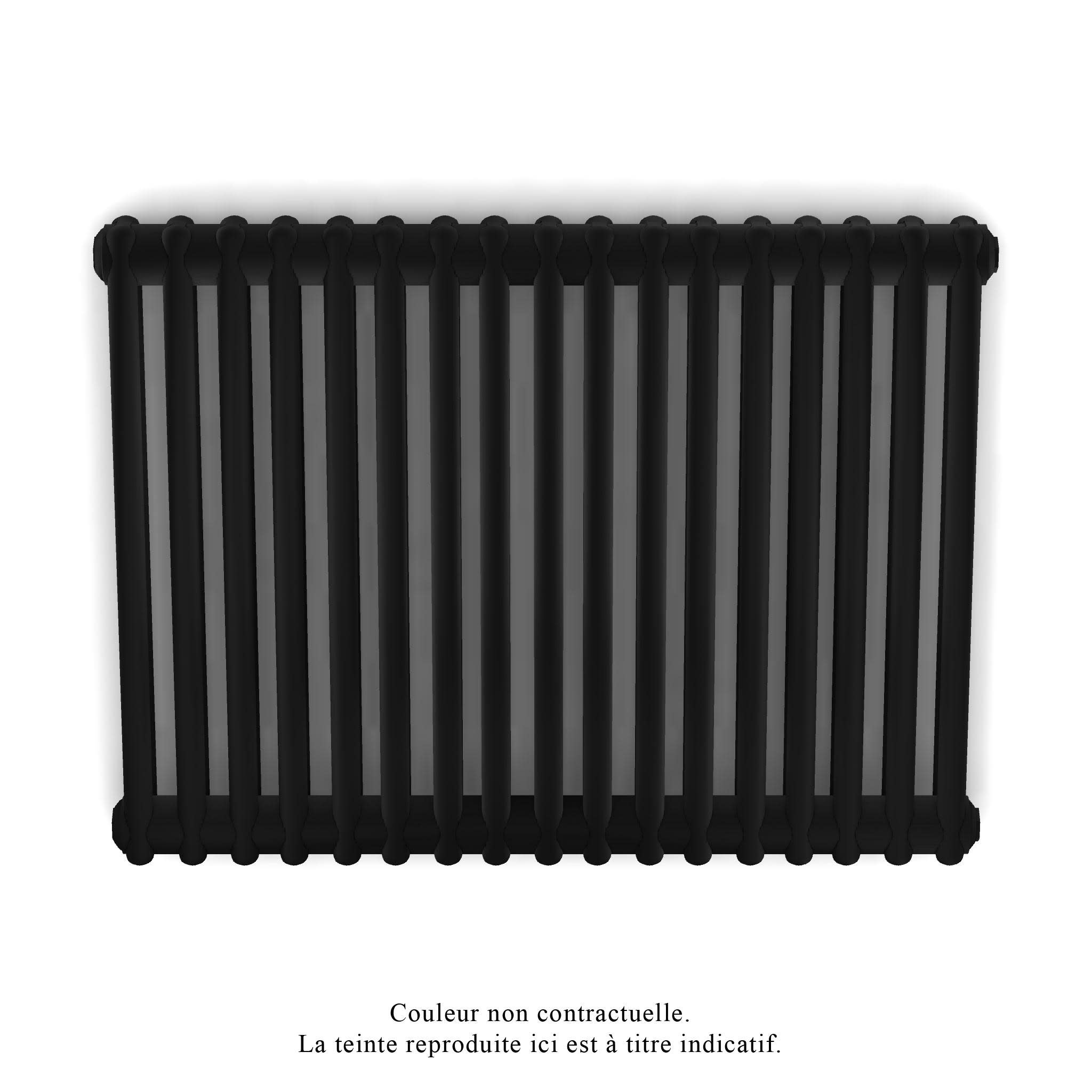 Acova - Vuelta horizontal EC,Jet Black 9005, 770W, H597mm / L808mm