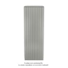 Acova - Planea EC V simple, Inox Look 0332, 1224W, H 2000 mm / L 630 mm